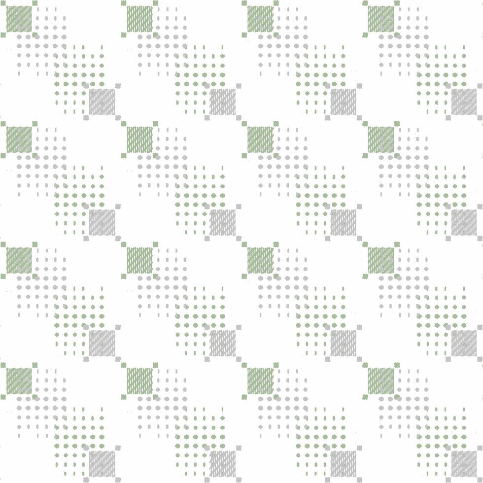 A white and green pattern with squares vector