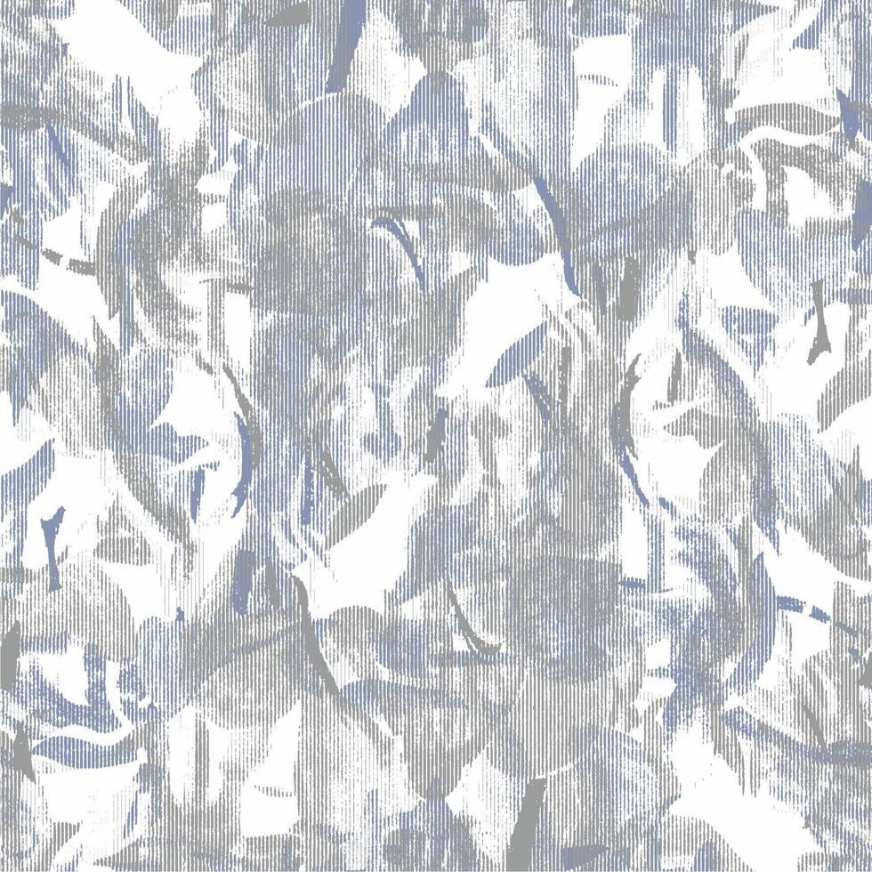 A blue and white abstract wallpaper with a lot of leaves vector