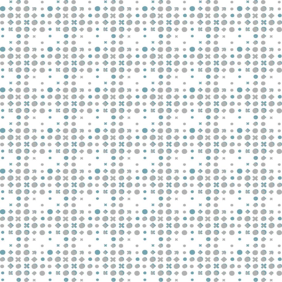 A white and blue polka dot pattern vector