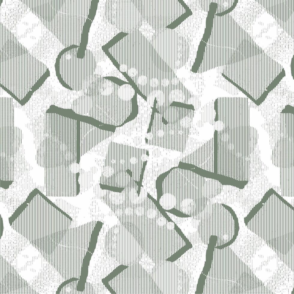 A seamless pattern with a green and white background vector