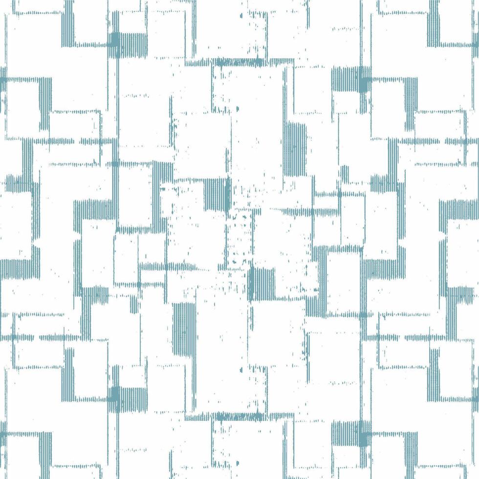 A blue and white pattern with squares vector
