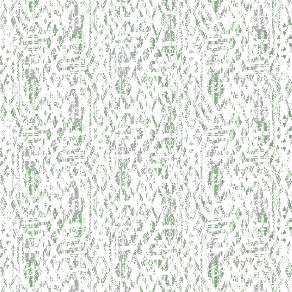 A green and white patterned wallpaper vector