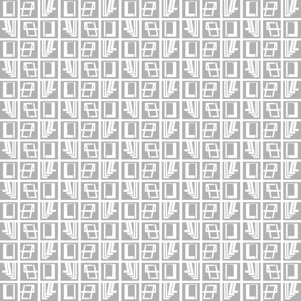 A gray and white geometric pattern vector
