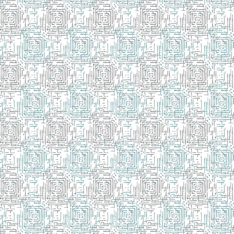 A blue and white pattern with squares vector