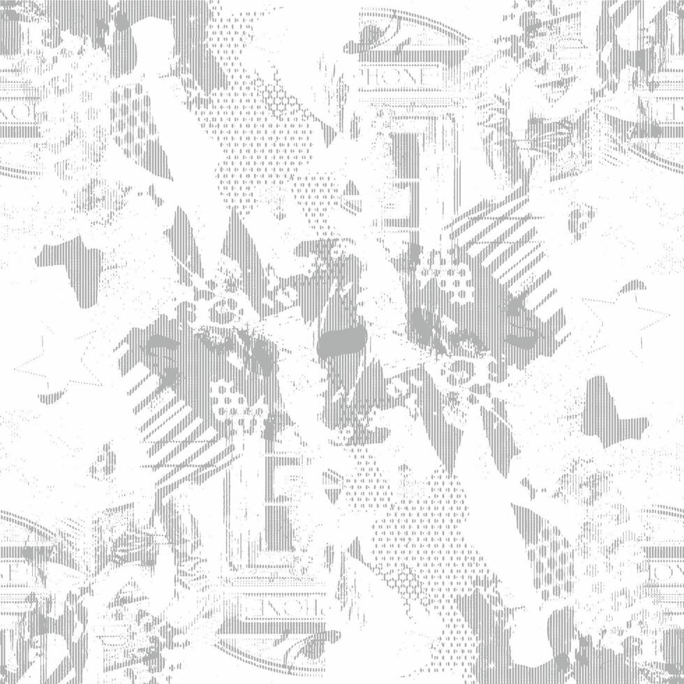 Abstract grunge seamless pattern vector