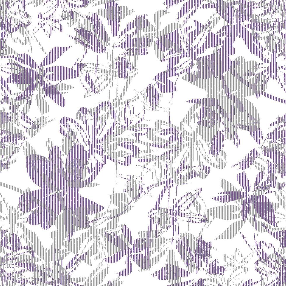 A purple and white floral pattern vector