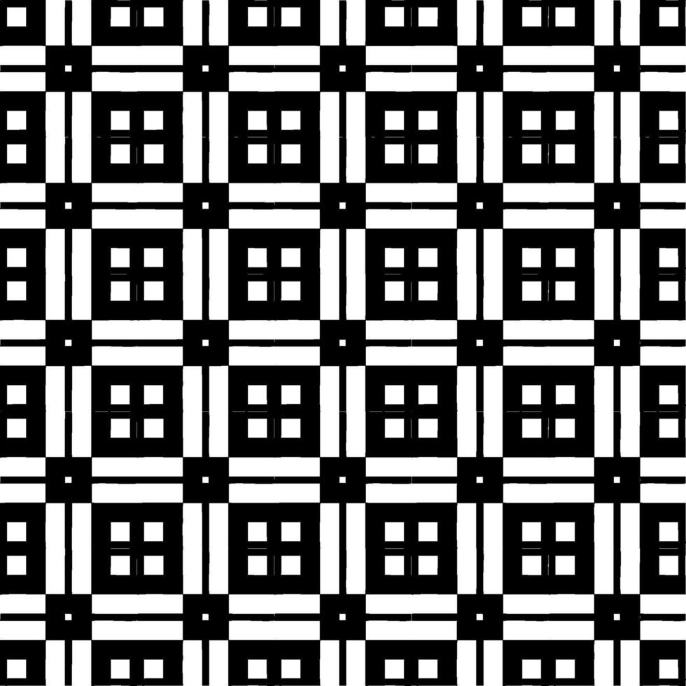 A black and white checkered pattern with squares vector