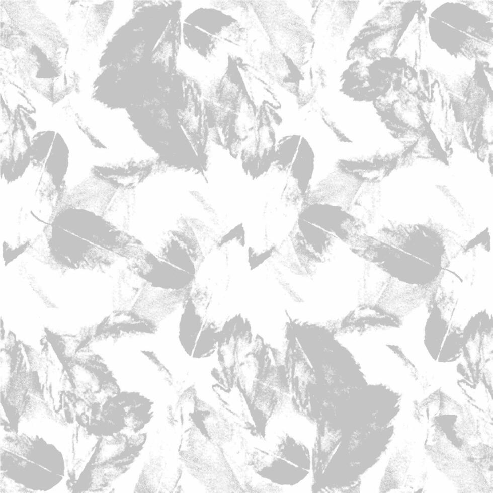 A gray and white wallpaper with leaves vector