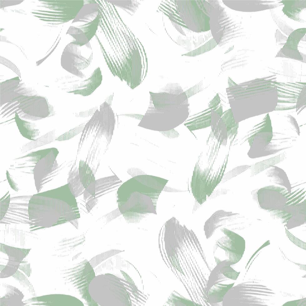 A green and white wallpaper with brush strokes vector