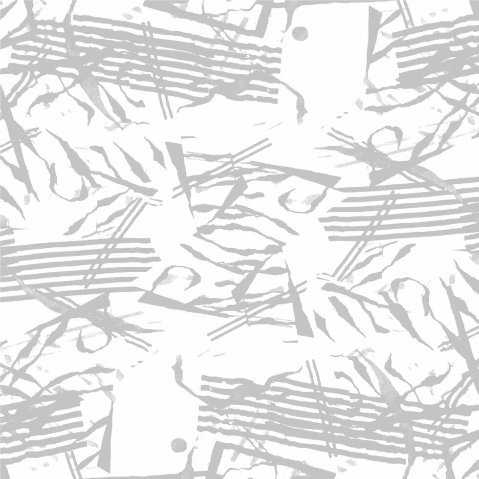 A gray and white background with a lot of different shapes vector