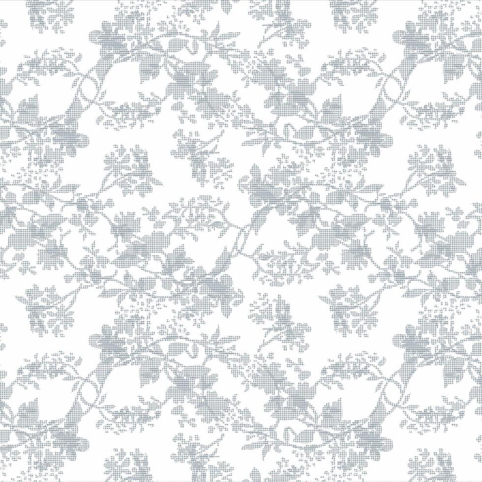 A white and gray floral pattern vector