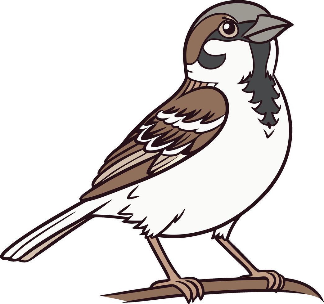 cute Sparrow design vector