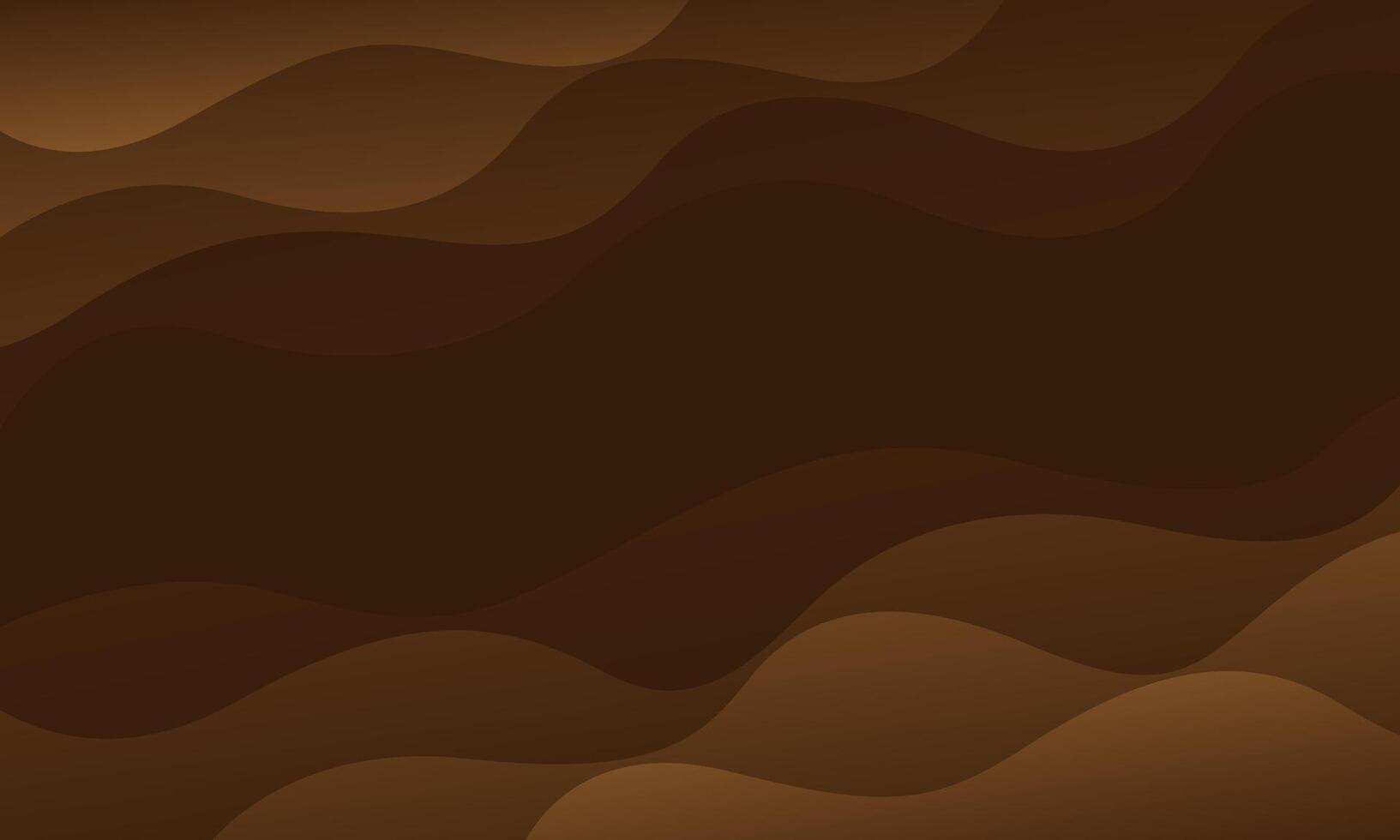 Abstract dark brown fluid wave background. Modern dynamic wallpaper. Template banner background for sales, ads, events, business, websites, pages and others vector