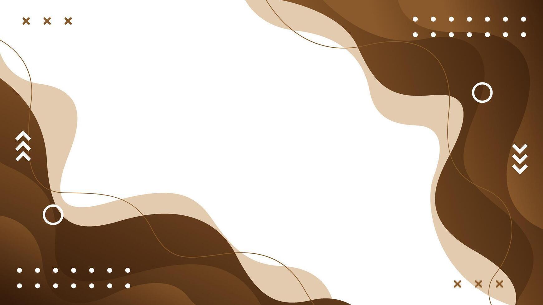 Dark brown and white abstract background , geometric wallpaper vector