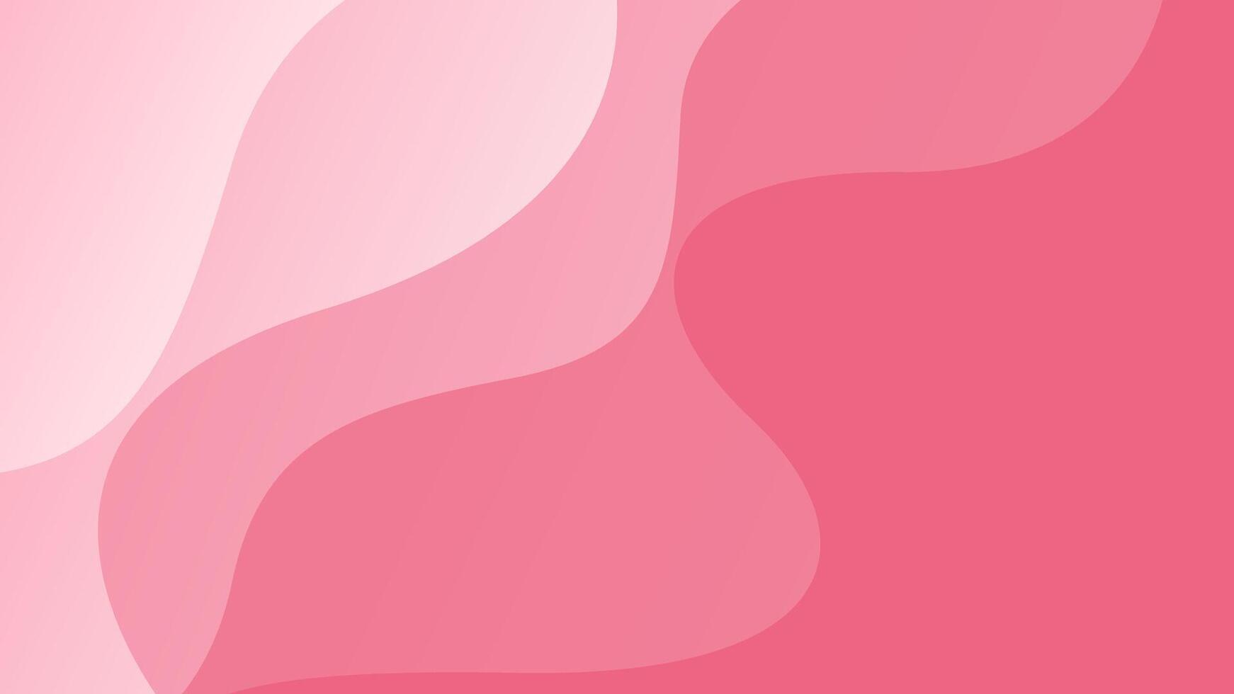 Abstract pink fluid wave background. Modern beauty dynamic wallpaper vector