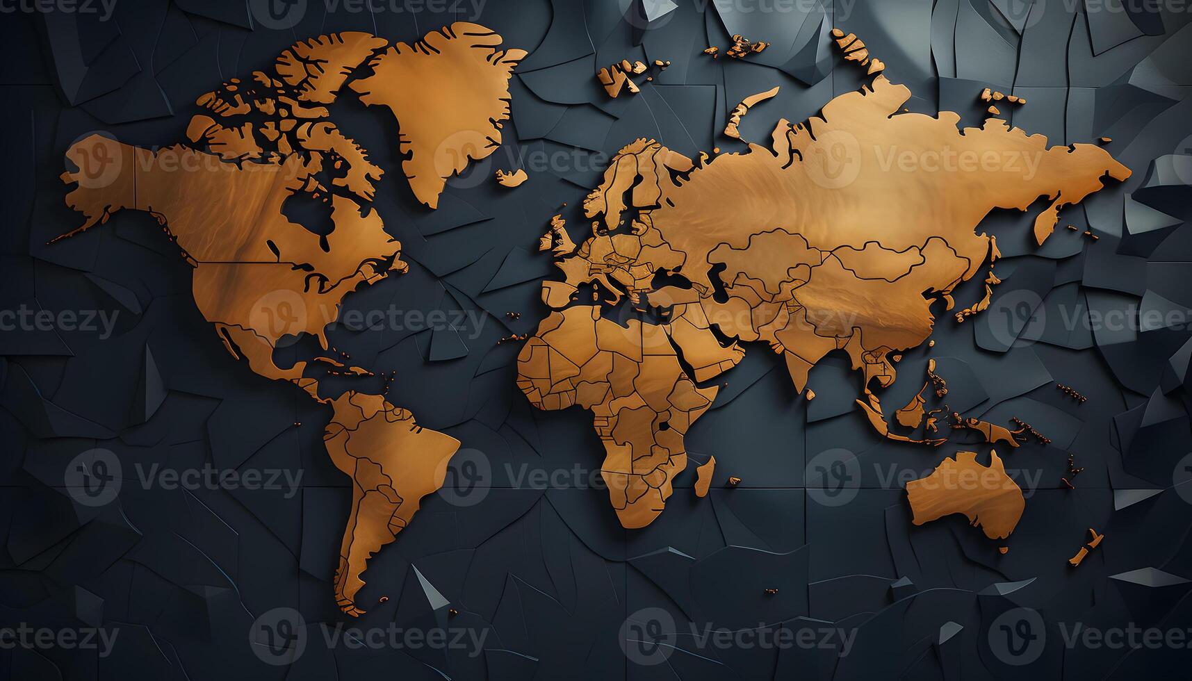 World map - abstract background photo