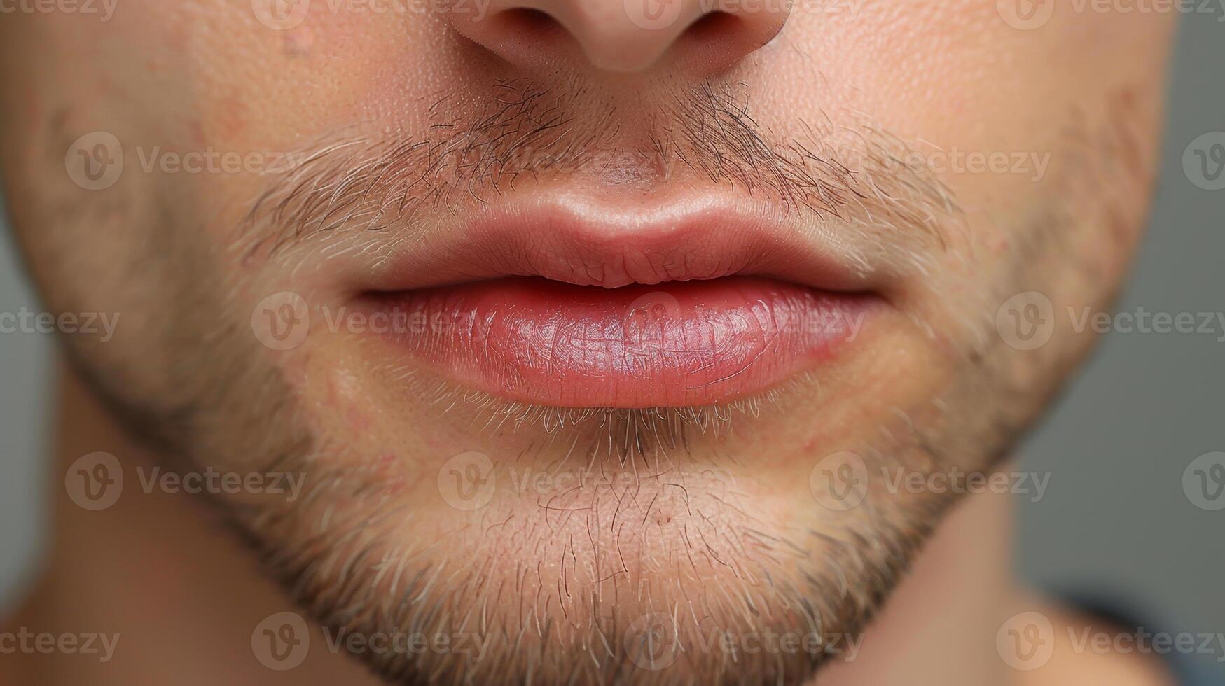 A male cosmetologist showcases lip care methods focused on enhancing beauty through effective treatment. The session highlights the importance of proper care routines for optimal results. photo