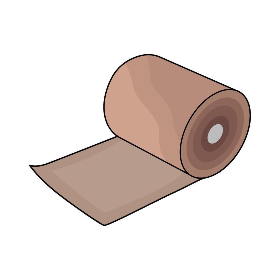 Bandage roll illustration vector