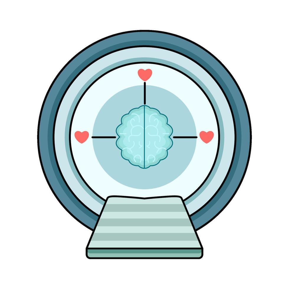 illustration of MRI Scan vector