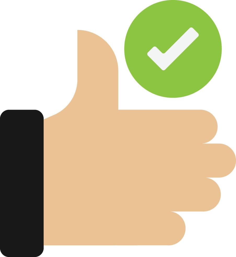 Thumbs Up Like Hand vector