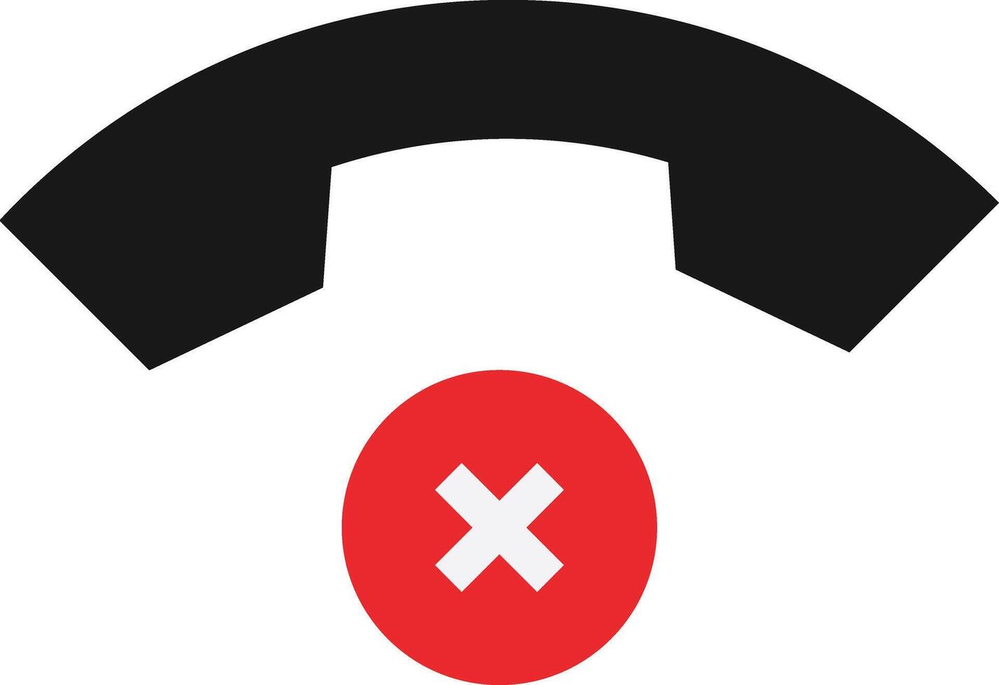 Rejected Cancel Denied Call vector