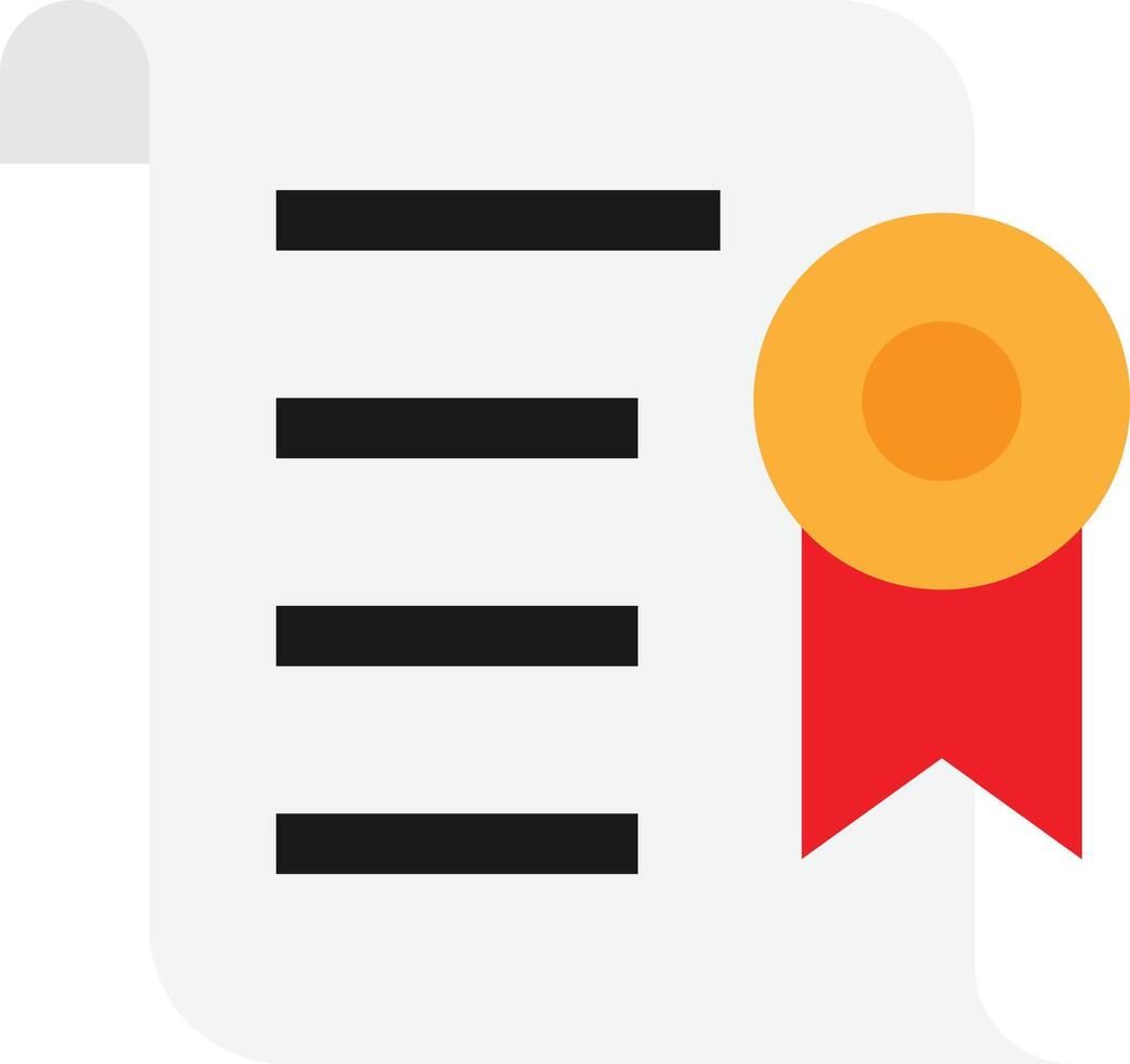 Certificate Rejected Diploma Degree vector