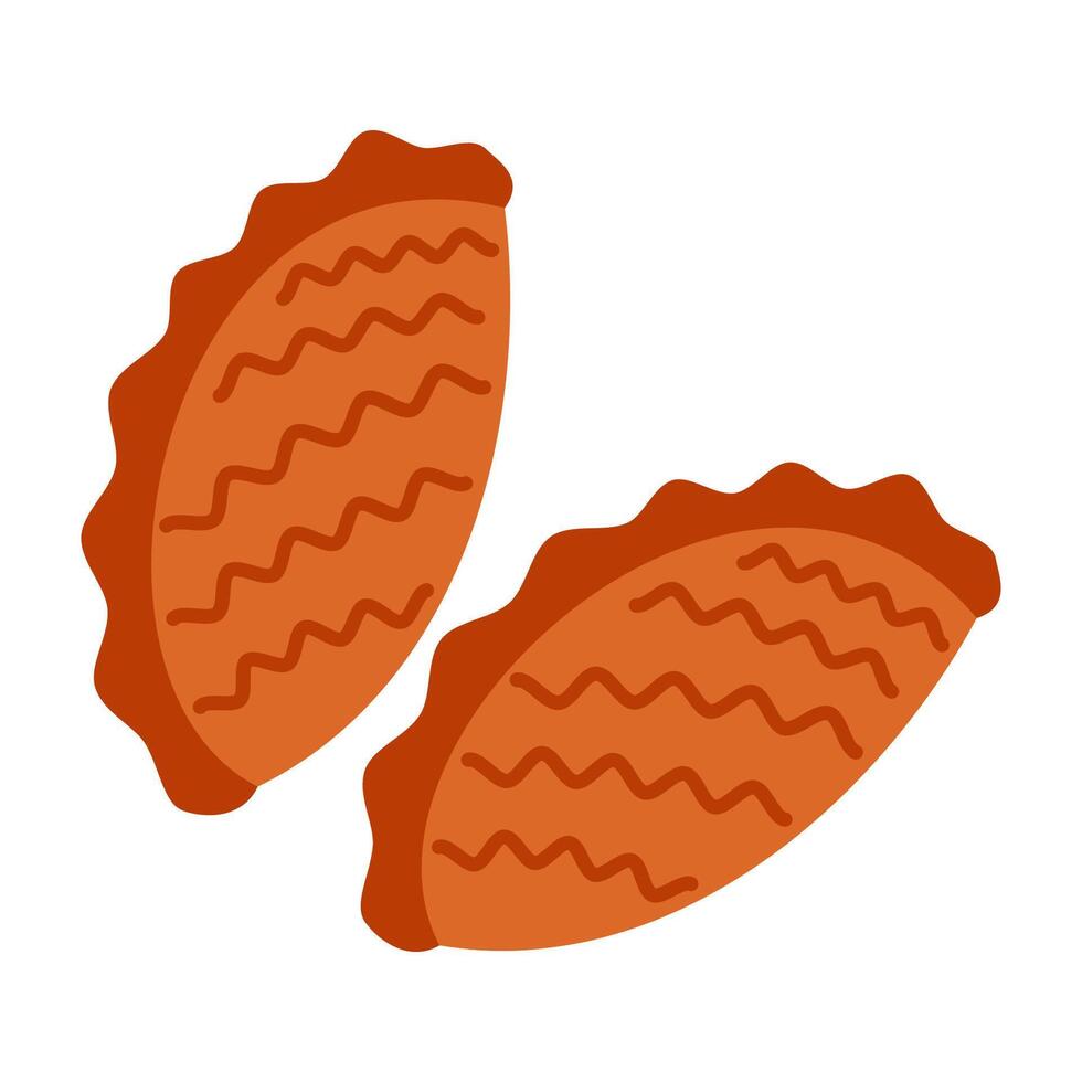 Happy Nowruz day greeting card. Illustration flat elements food vector