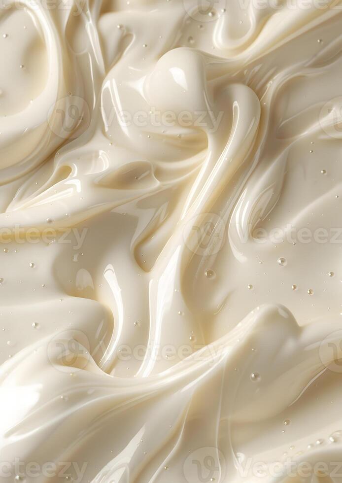 Creamy and smooth white texture background with a luxurious feel photo