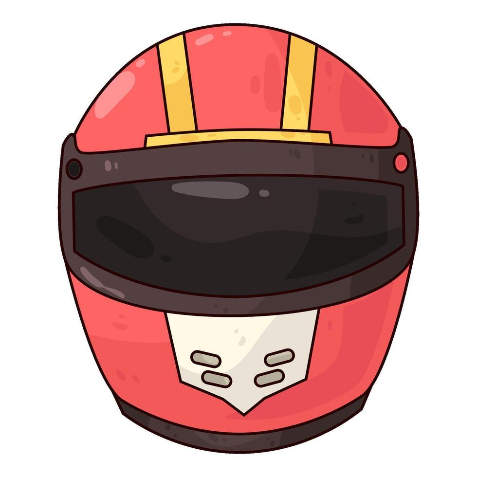 Racing Helmet illustrations vector