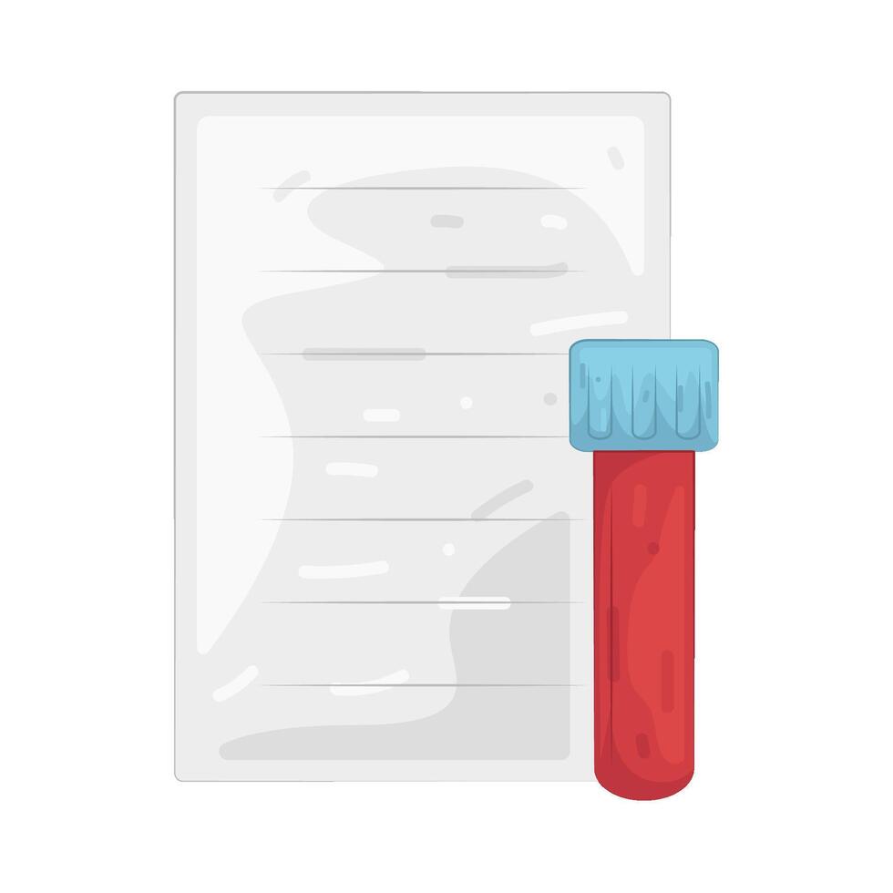 Illustration of Bloods Test vector