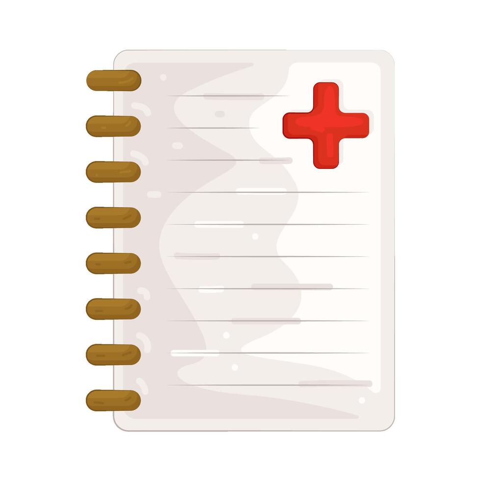 Illustration of Lab Notebook vector