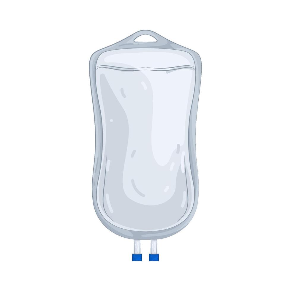 Illustration of IV Bag vector