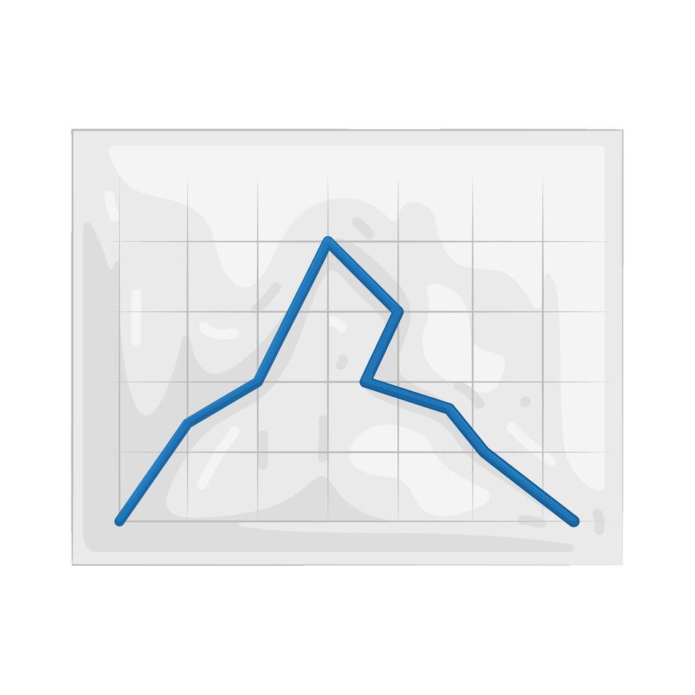 Illustration of Graph Chart vector