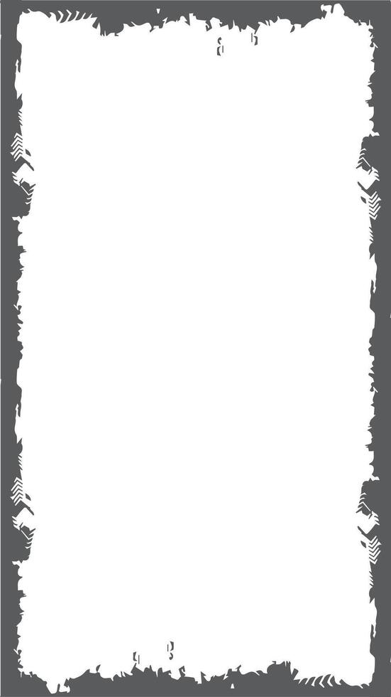 a square frame with a grunge texture vector