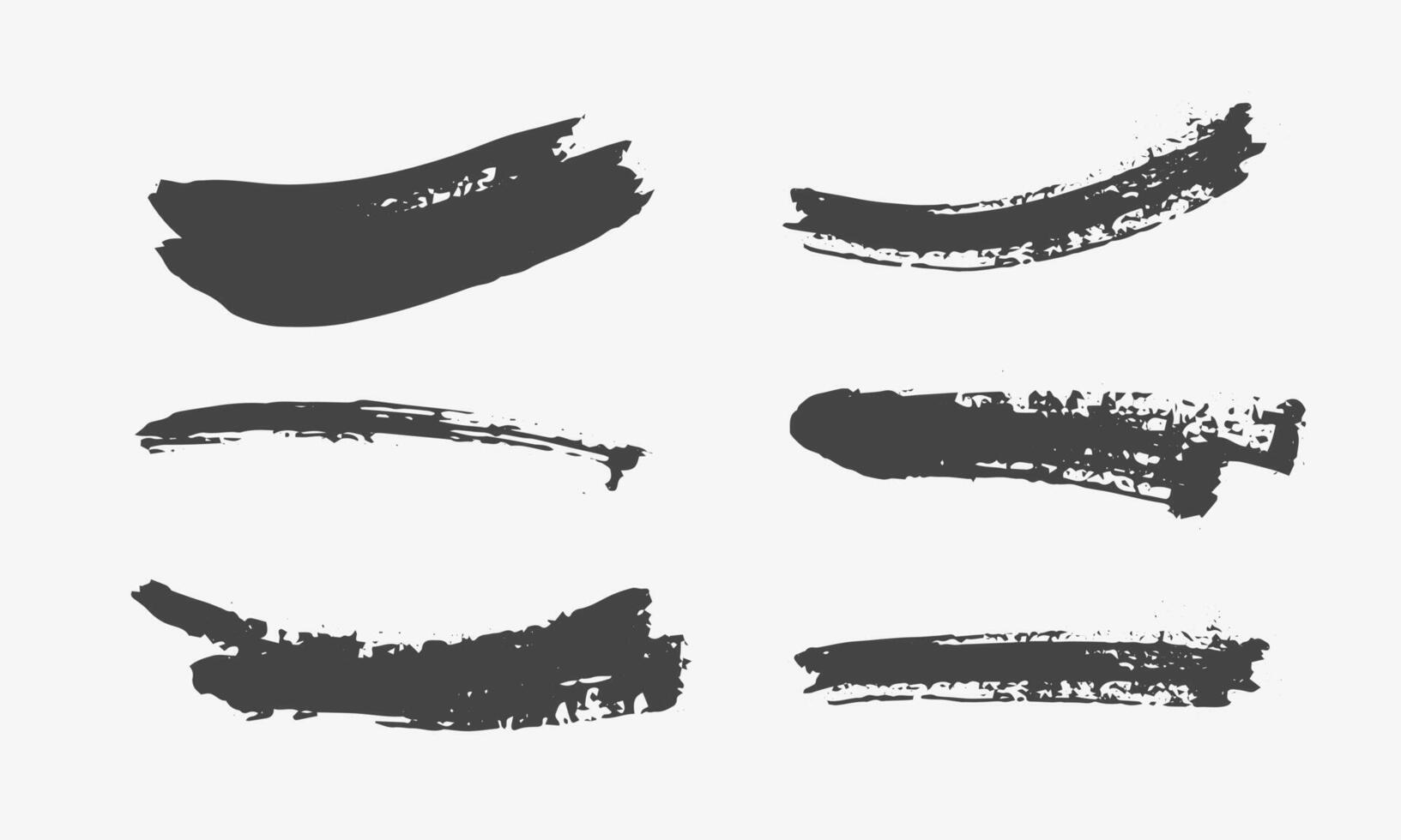 Pant brush strokes. Chalk elements on white background vector