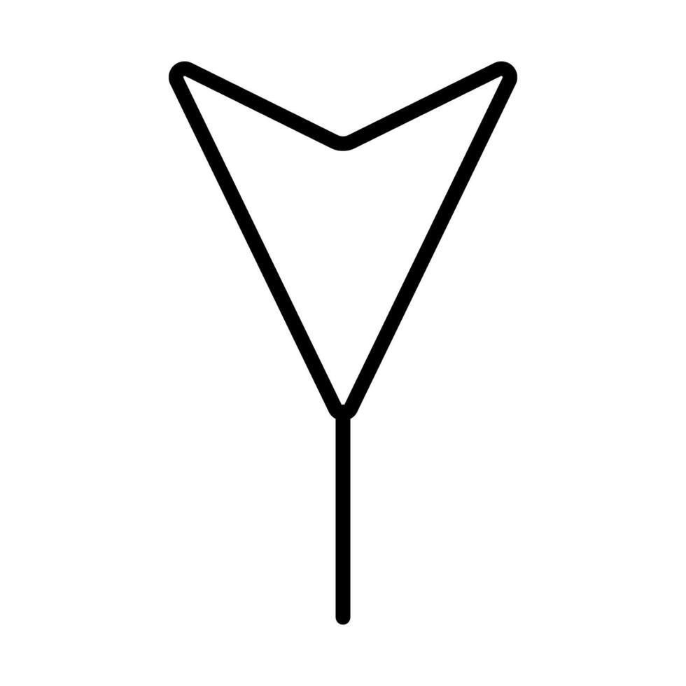 Funnel icon . A thin line sign. Isolated contour symbol illustration vector