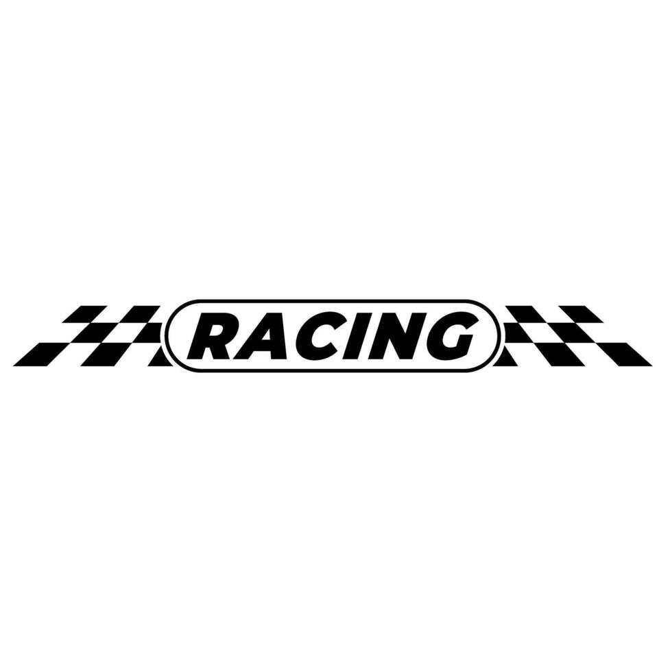Racing icon on white background. Flat style. illustration. vector