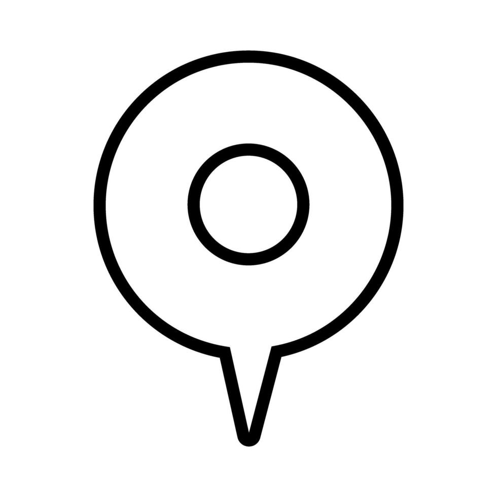 Speech bubble icon . A thin line sign. Isolated contour symbol illustration vector