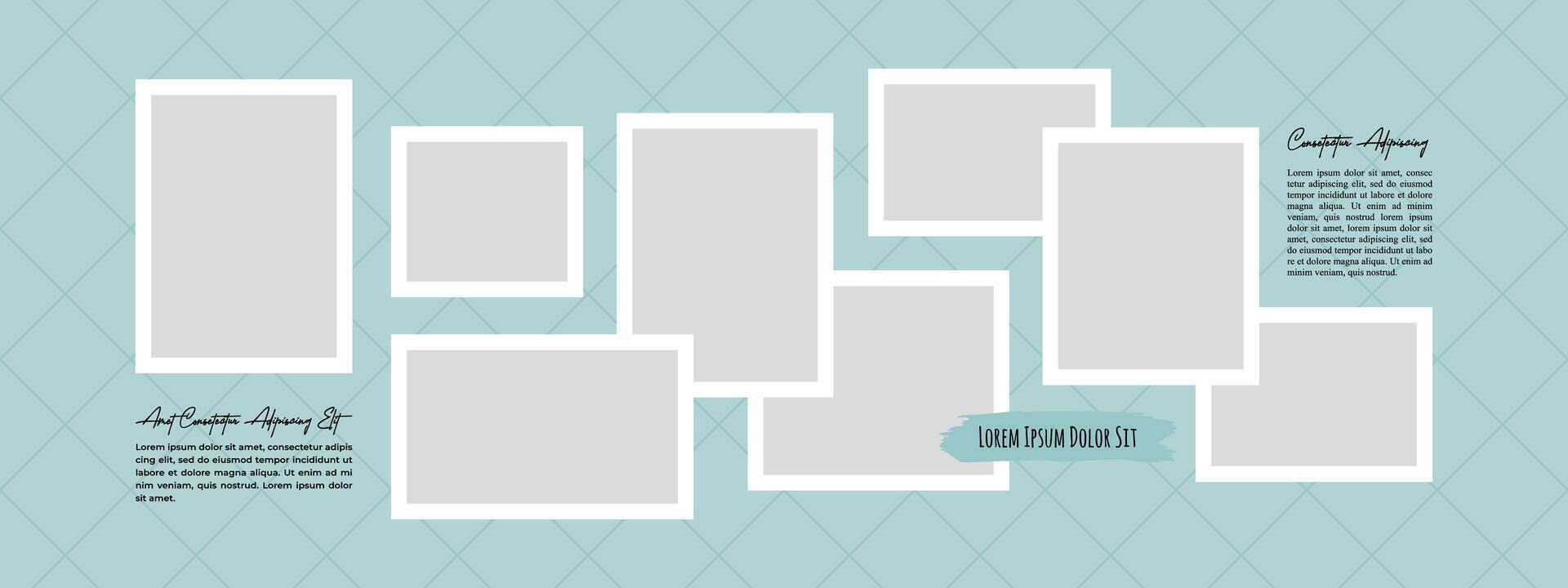 Board Picture photo frame collage vector