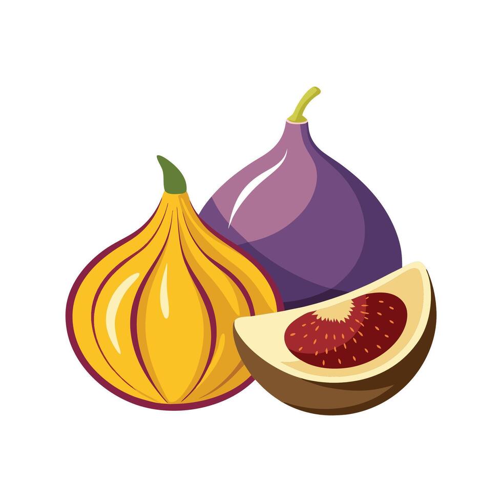 Delicious Fig Banana Mash for Snacks vector