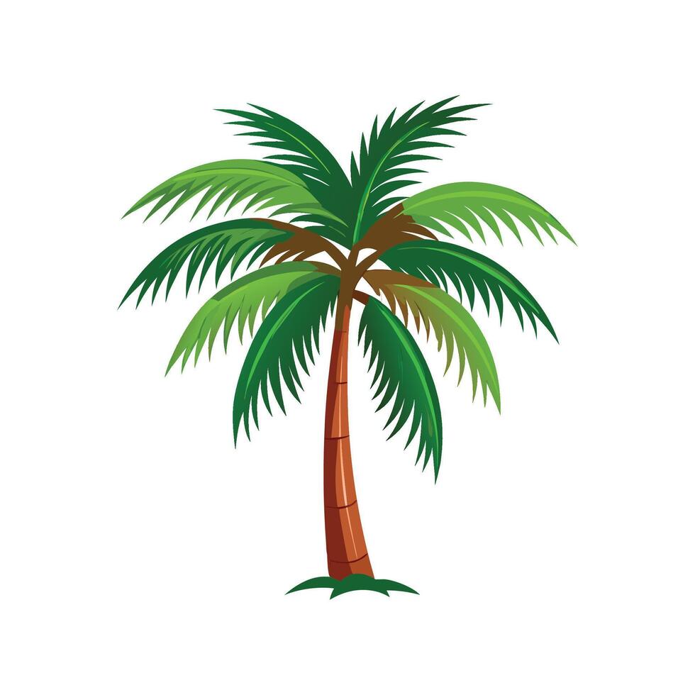 Stylish Areca Palm Plant Design vector
