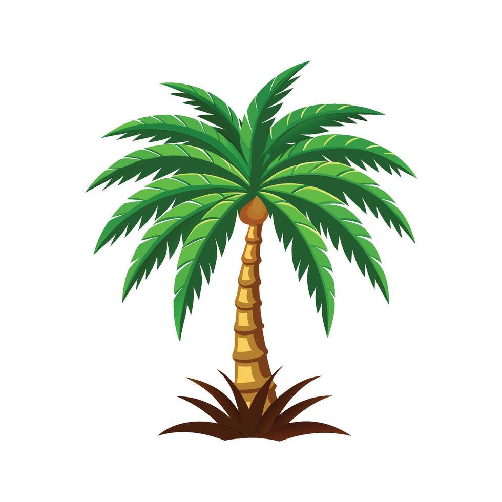 Charming Carnauba Palm in Nature vector