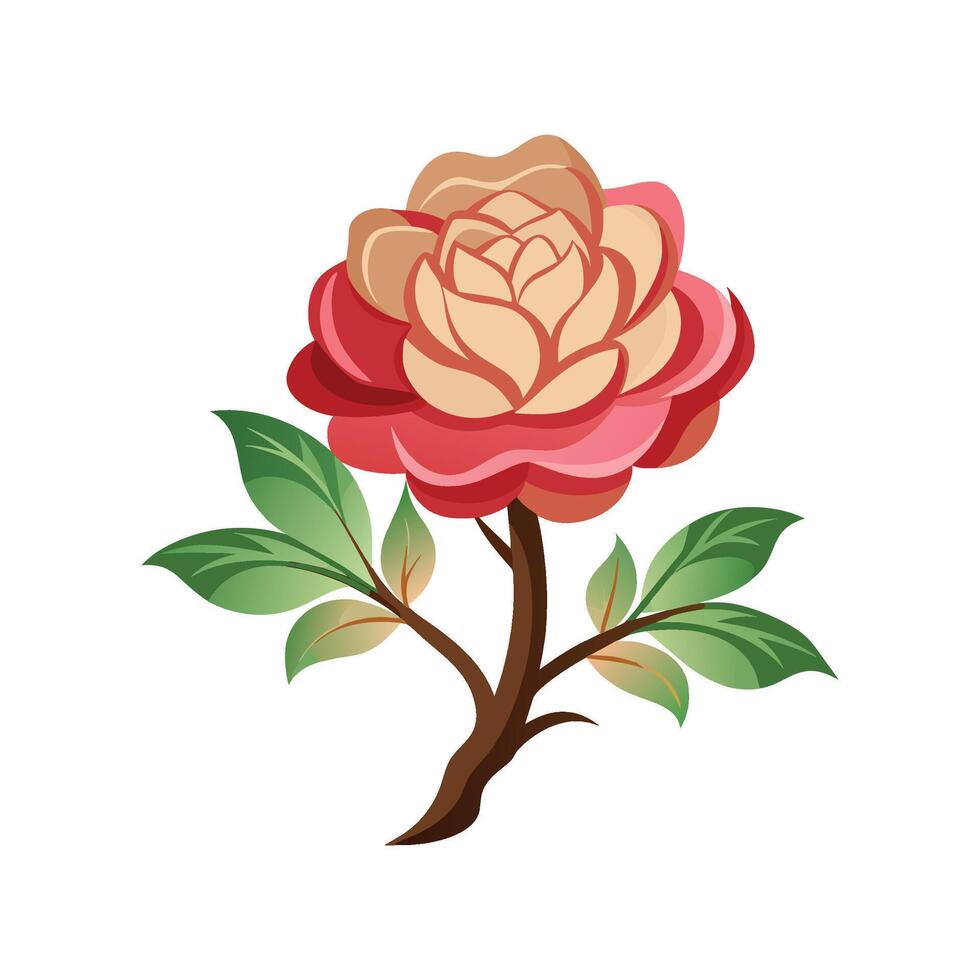 Charming Desert Rose for Colorful Gardens vector