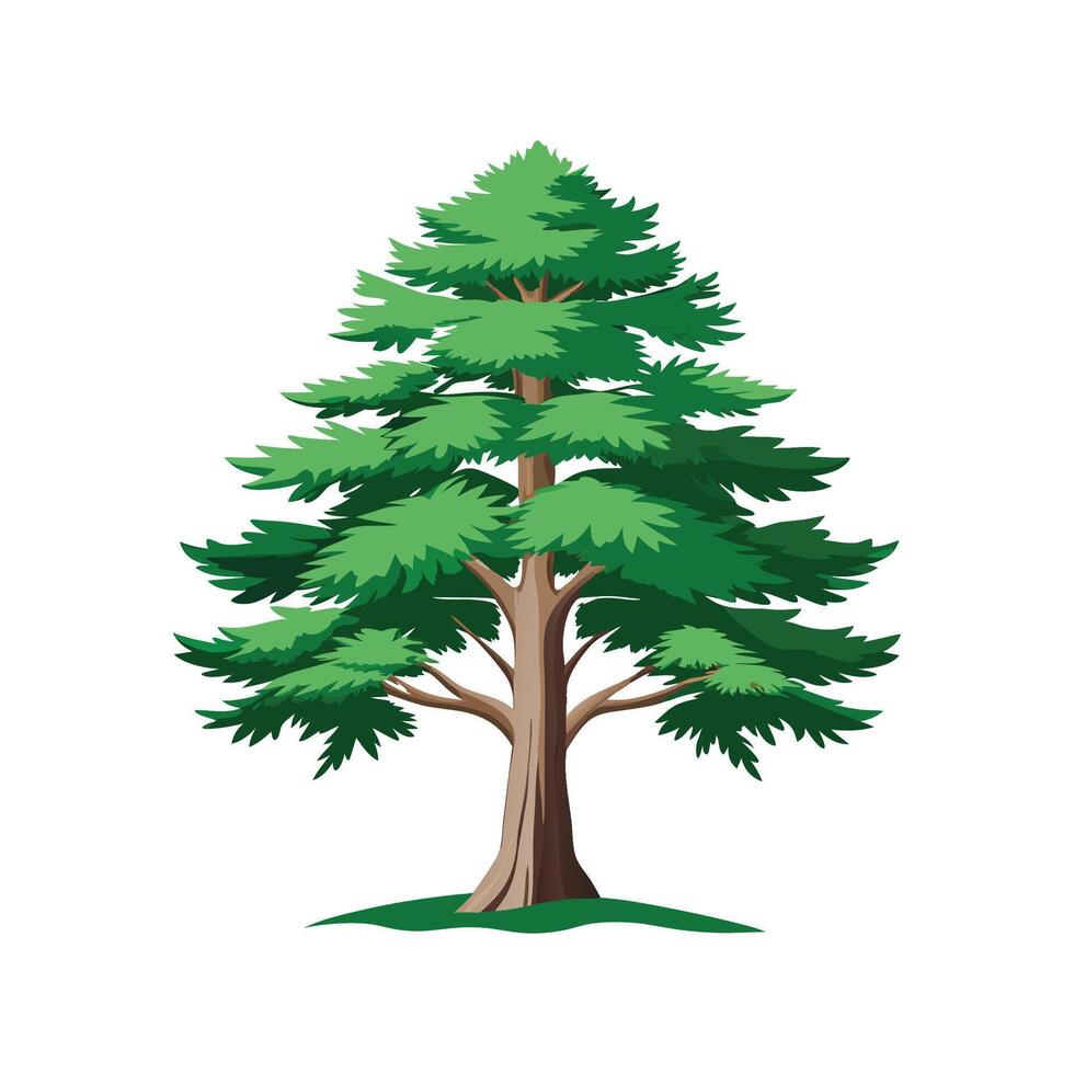 Charming Hemlock Plant Design vector