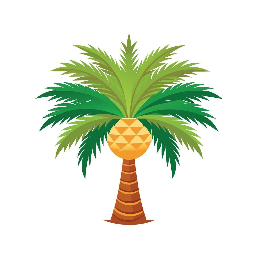Charming Japanese Sago Palm Artwork vector