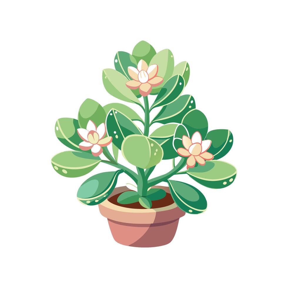 Charming Kalanchoe Artwork vector