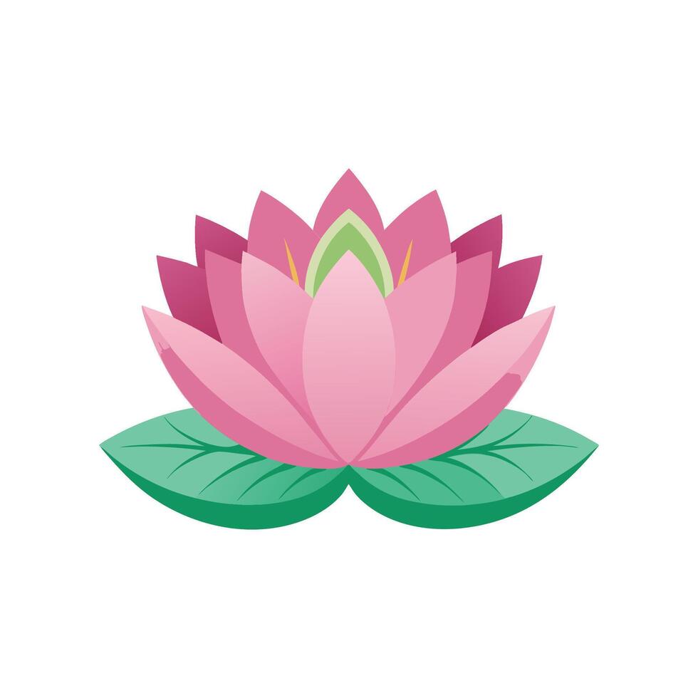 Lovely Nymphaea Lotus Artwork vector