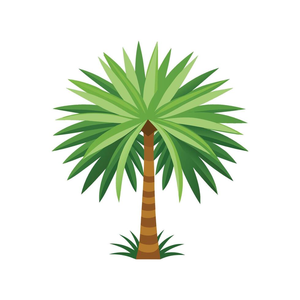 Needle Palm Unique Artwork vector