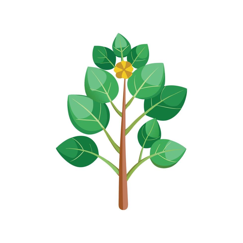 Elegant Pencil Plant Design vector