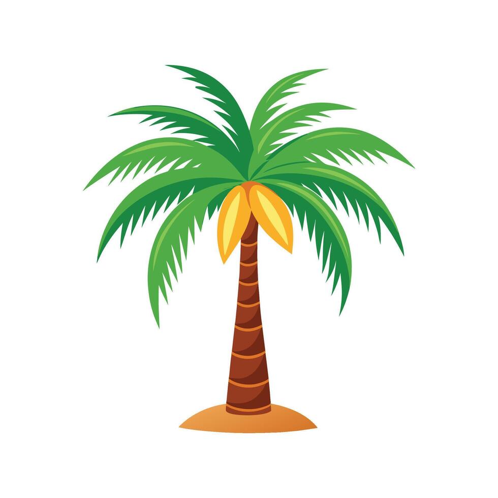 Elegant Pygmy Date Palm Plant Design vector